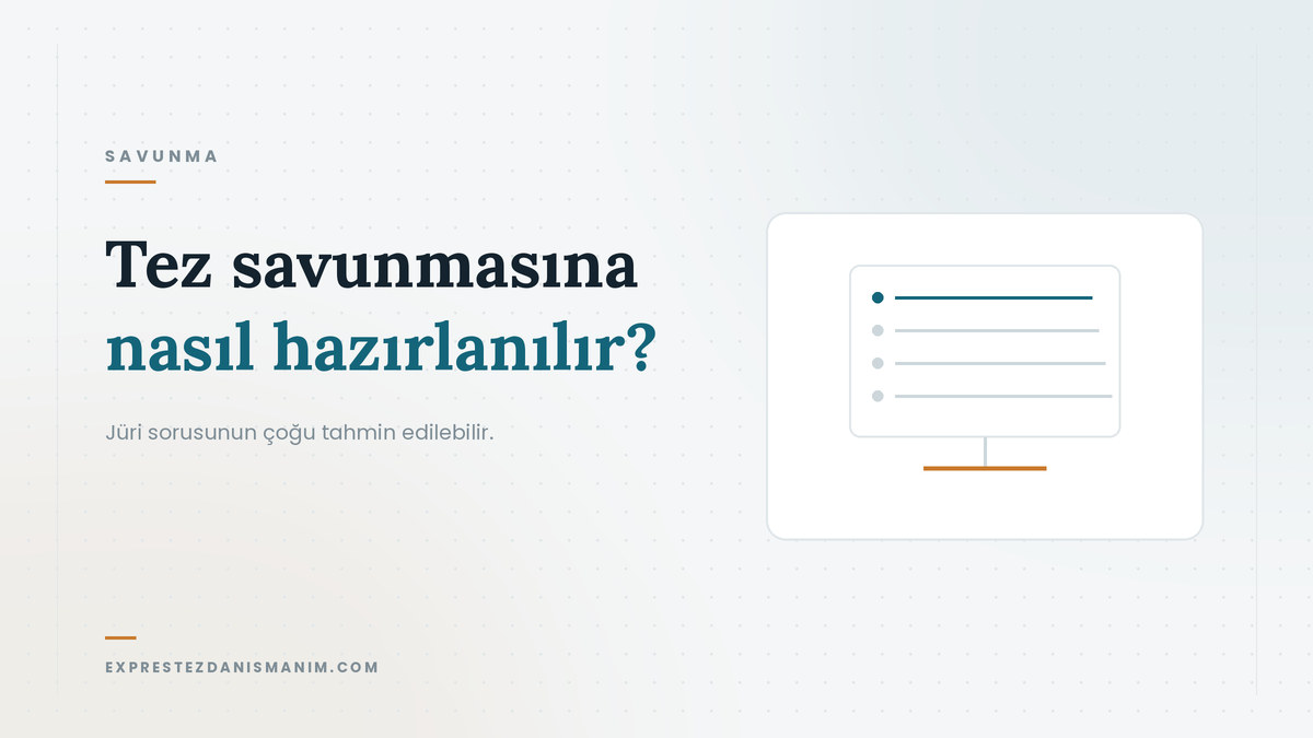 Tez savunmasına nasıl hazırlanılır — Jüri sorusunun çoğu tahmin edilebilir